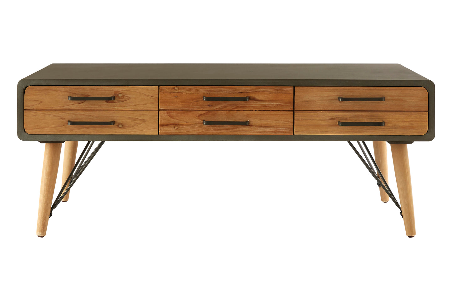 Coffee Table With Six Drawers