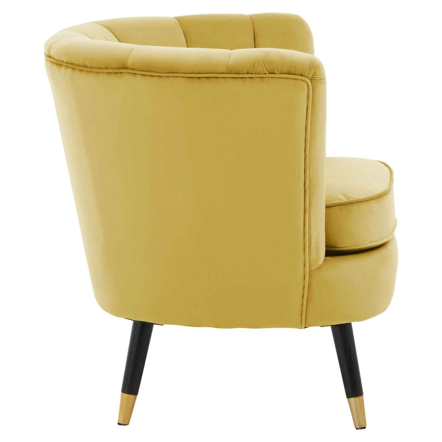 Maeve Velvet Shell Accent Chair