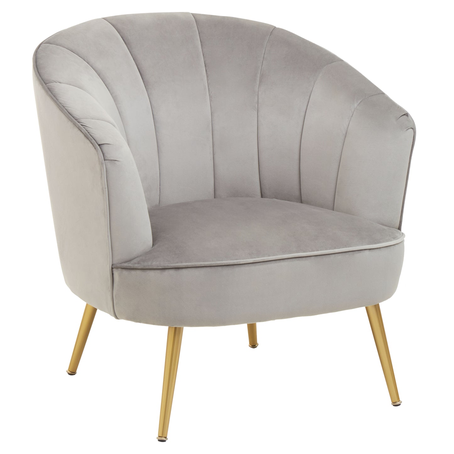 Mae Grey Velvet Chair