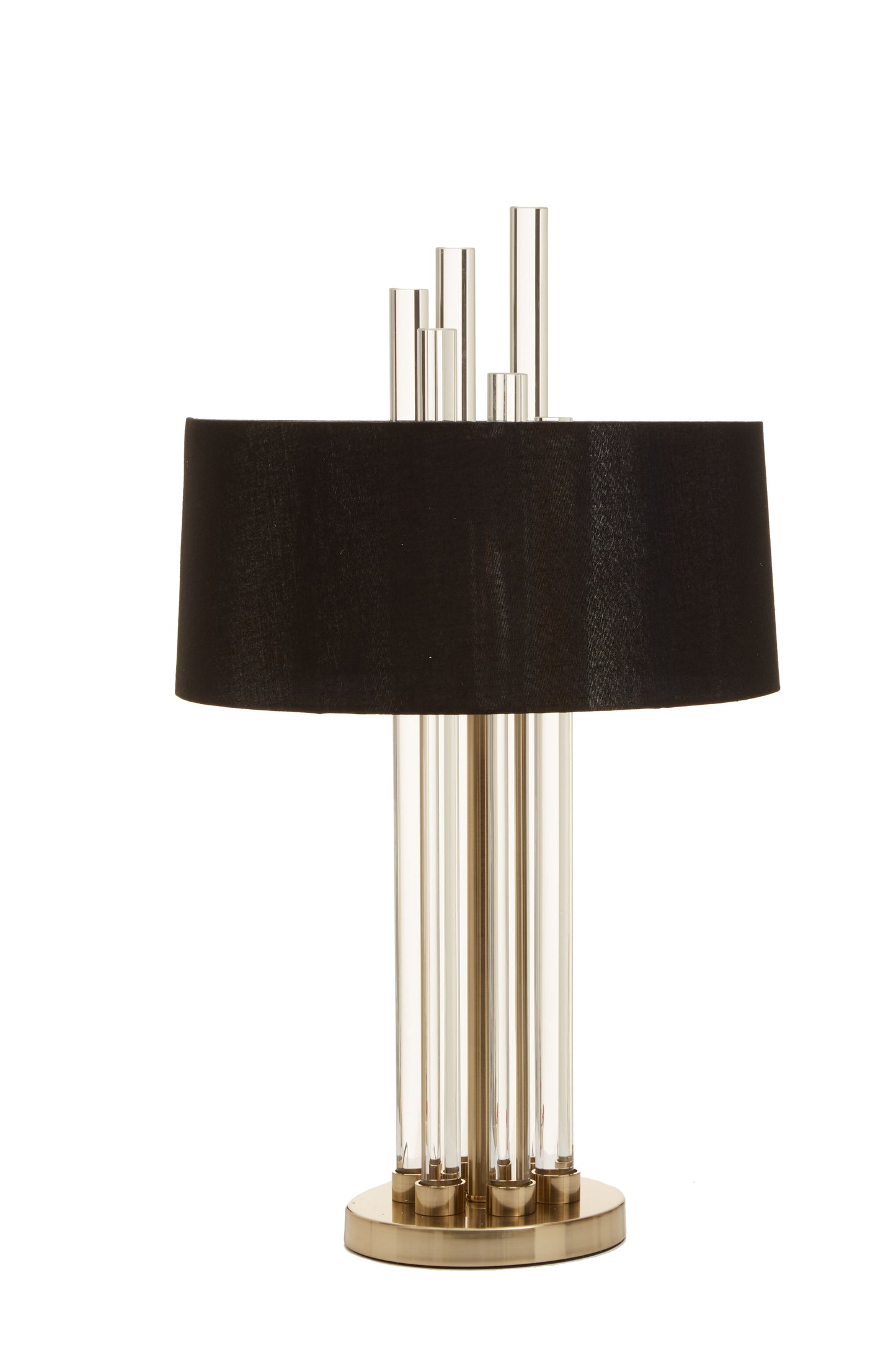 Brass Base Glass Table Lamp