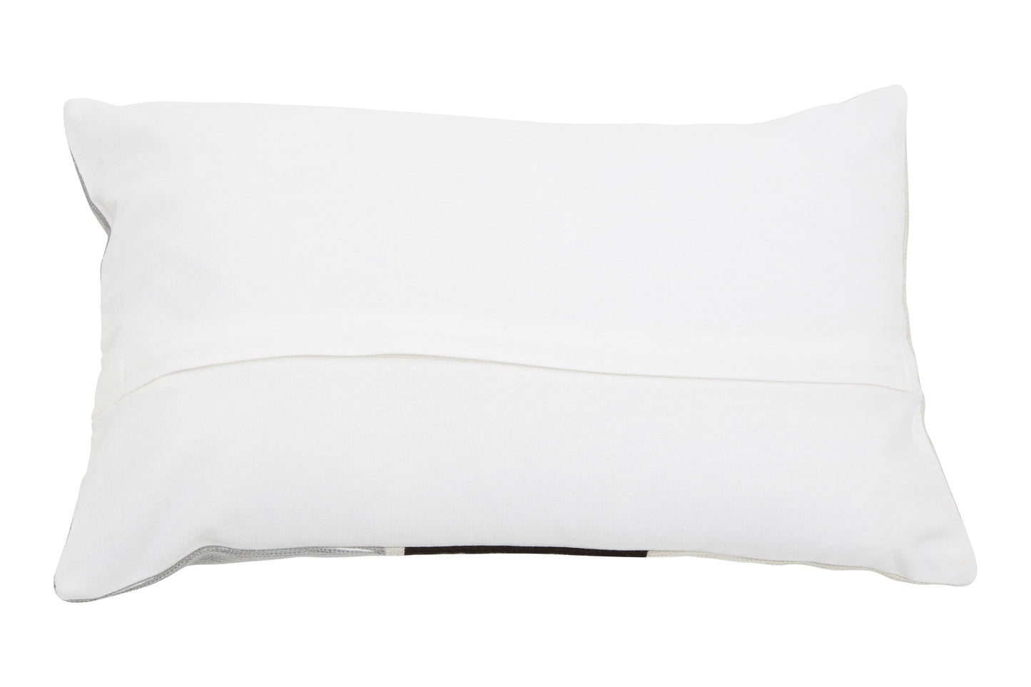 Lily Circular Print Embroidered Rectangular Cushion