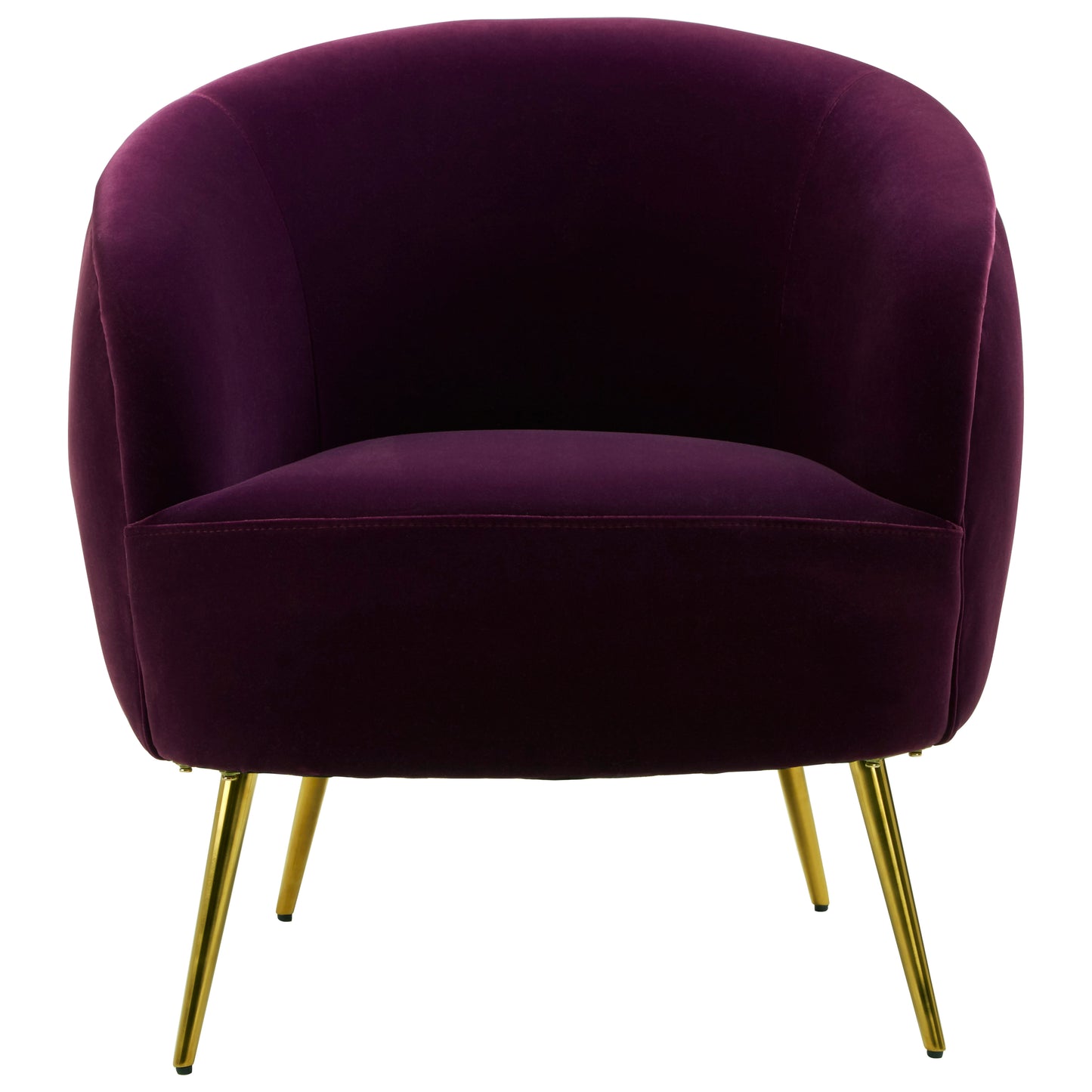 Purple Velvet Armchair