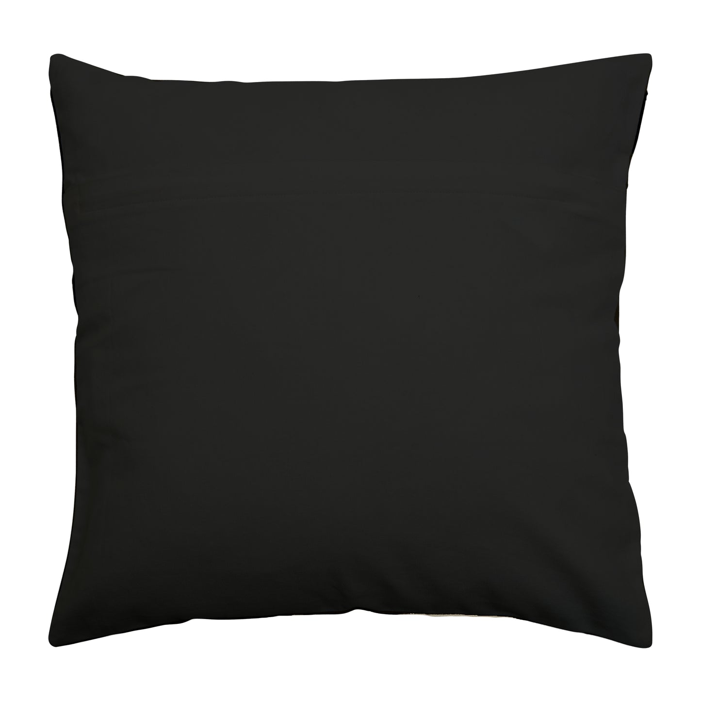 Zebra Natural And Black Square Cushion