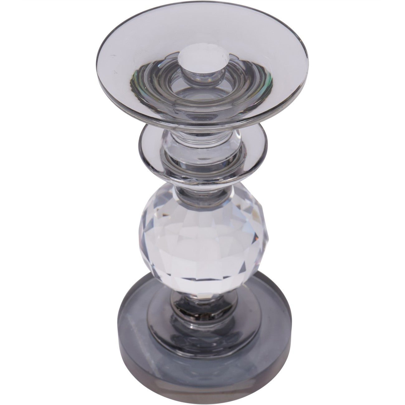 Kersey Glass Candle Holder 19.5cm