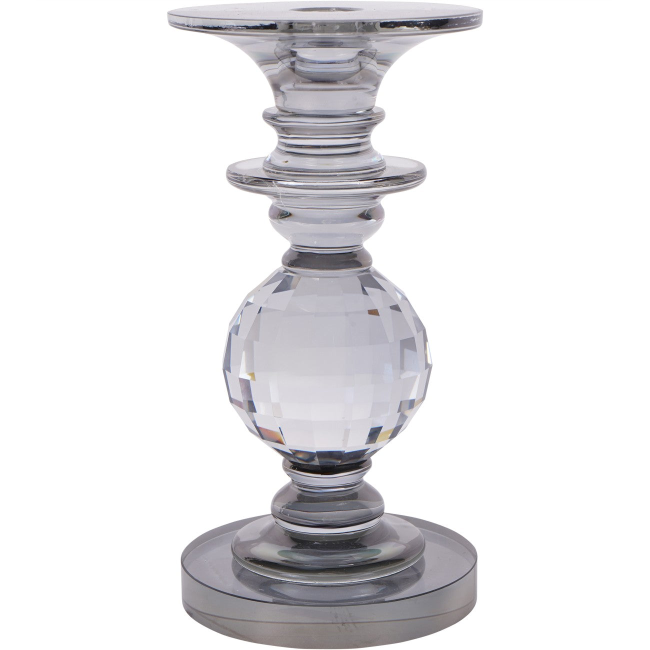 Kersey Glass Candle Holder 19.5cm