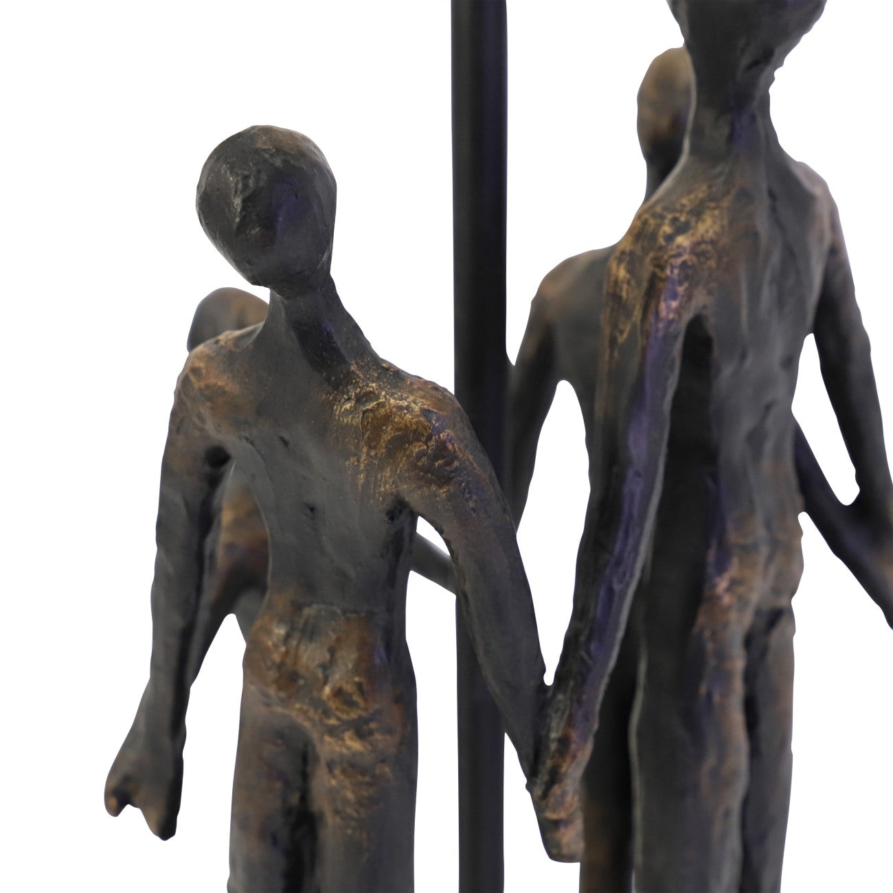 Family Sculpture Lamp with Shade