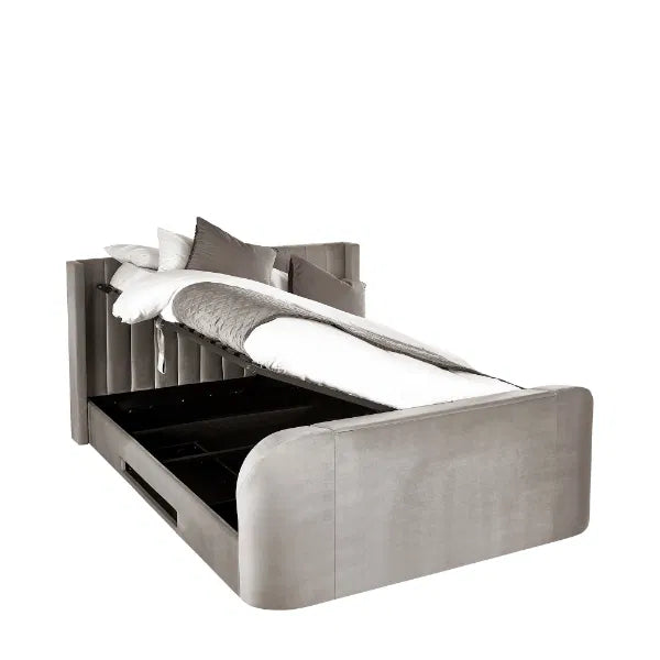 Clara Side Lift Ottoman TV Bed - King Size