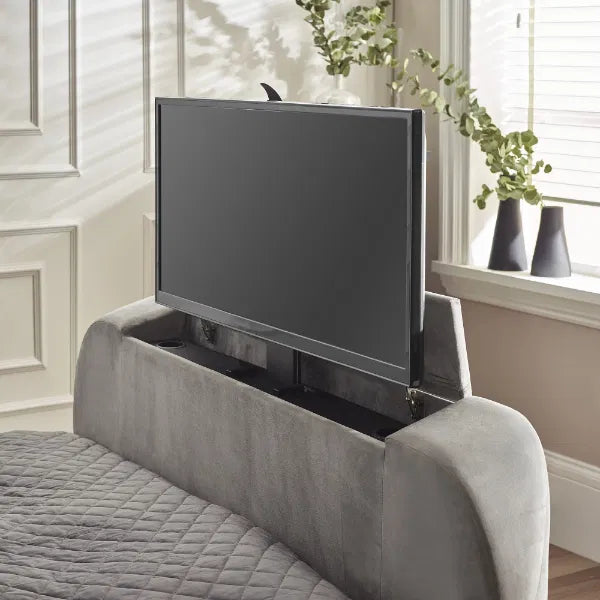 Clara Side Lift Ottoman TV Bed - King Size