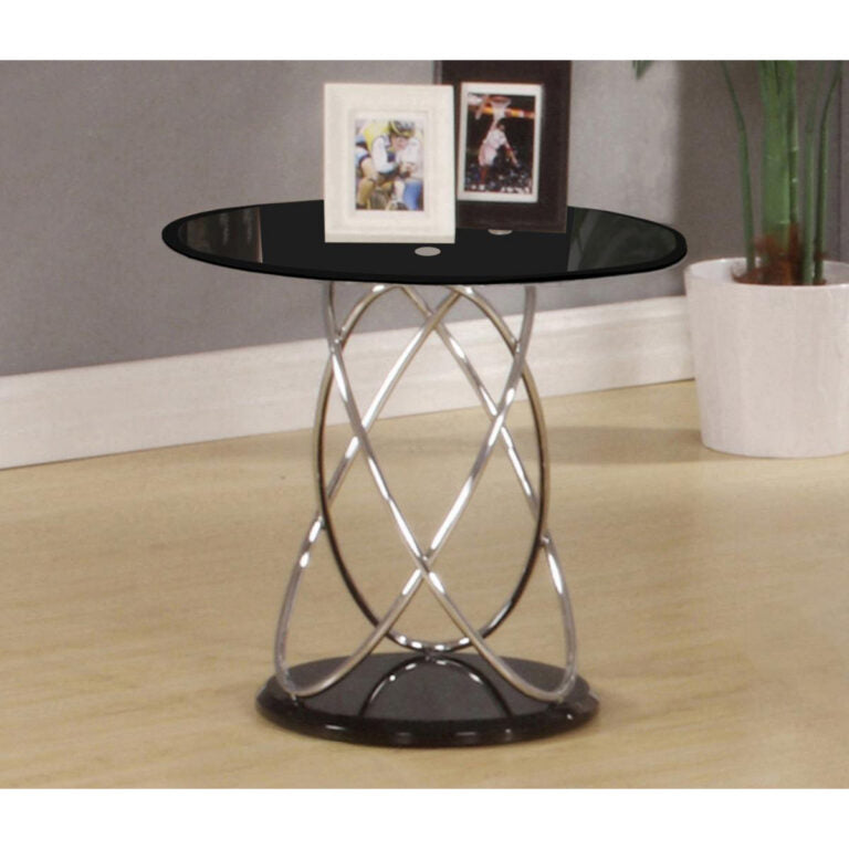 Black Lamp Table