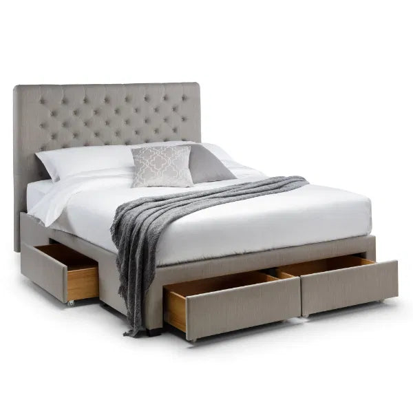 Wilton Deep Button 4 Drawer Double Bed