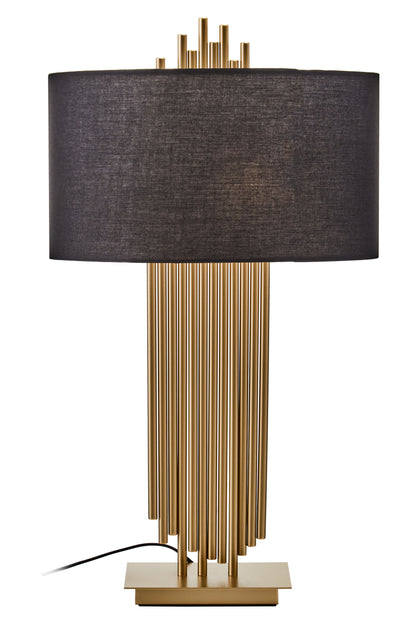 Jude Table Lamp With Black Linen Shade