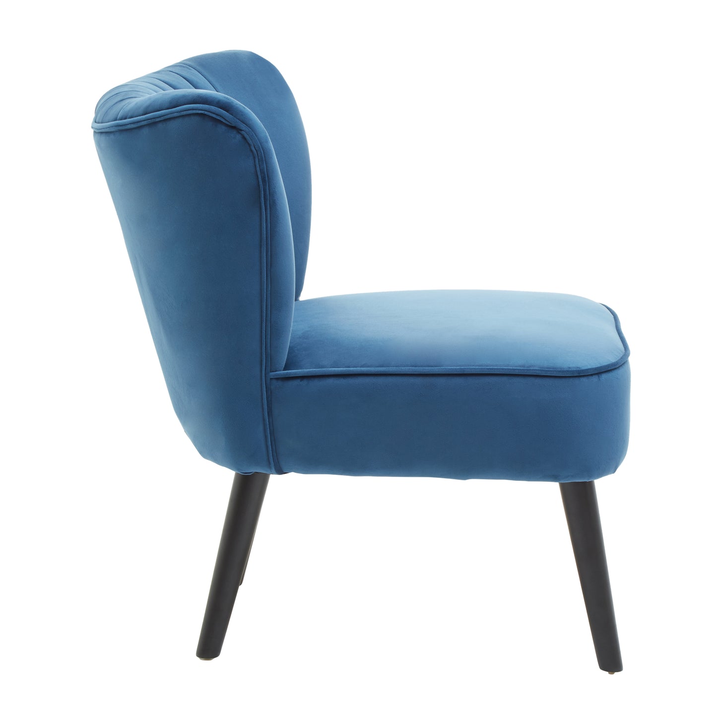Livia Blue Velvet Chair