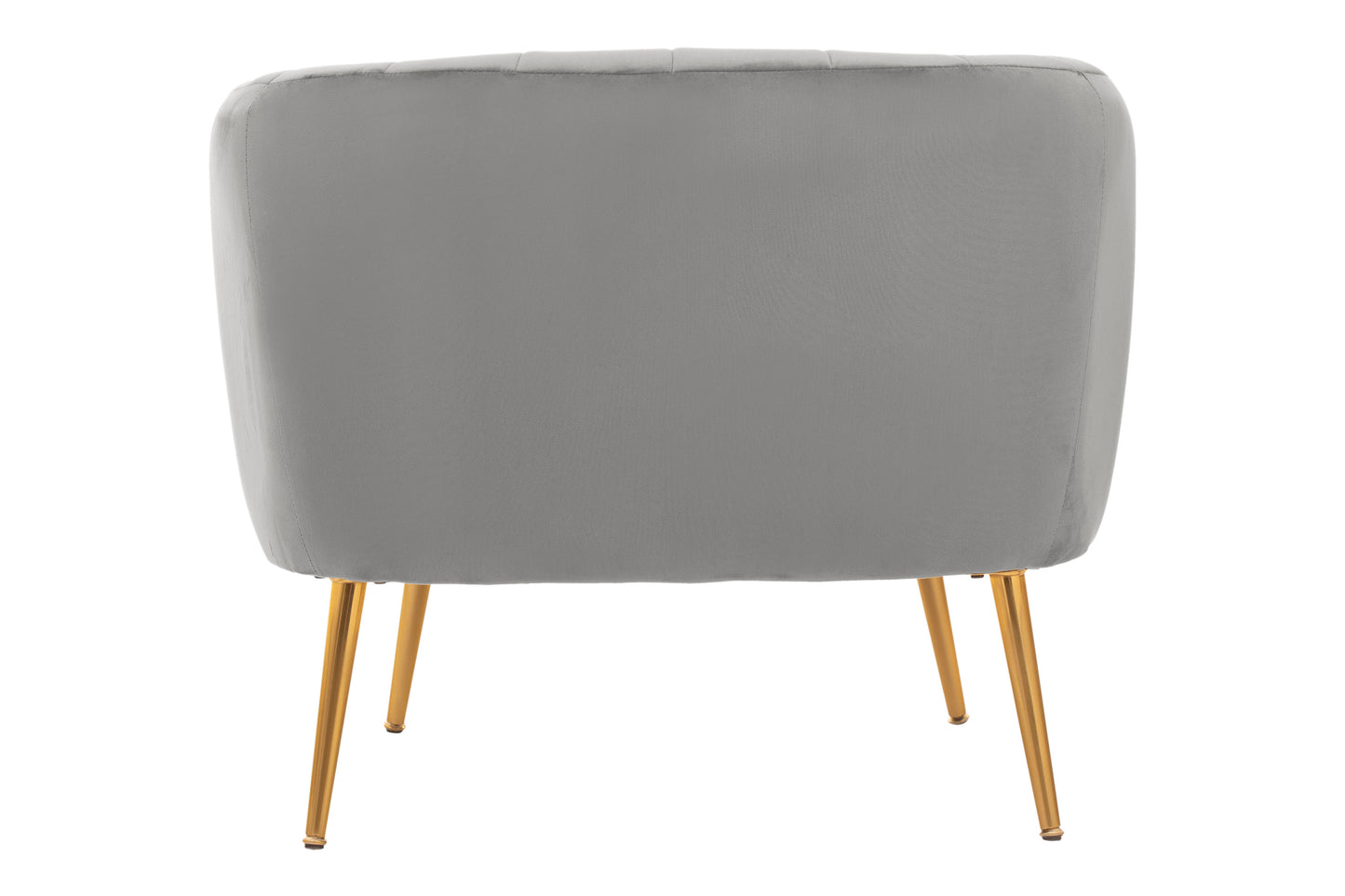 Lavinia Grey Velvet Chair