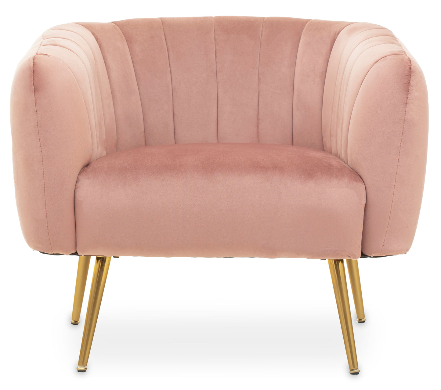 Lavinia Pink Velvet Chair