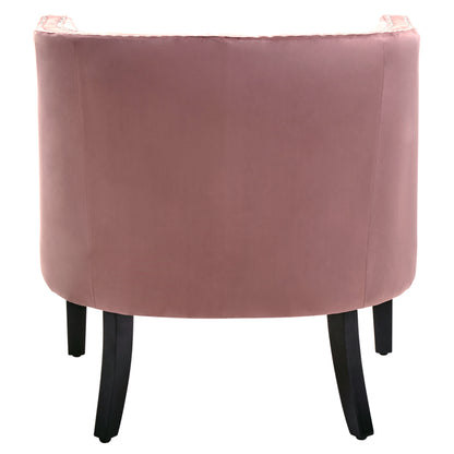 Eloise Pink Velvet Studded Chair