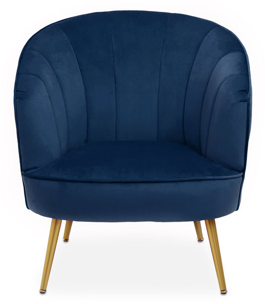 Mae Midnight Velvet Chair