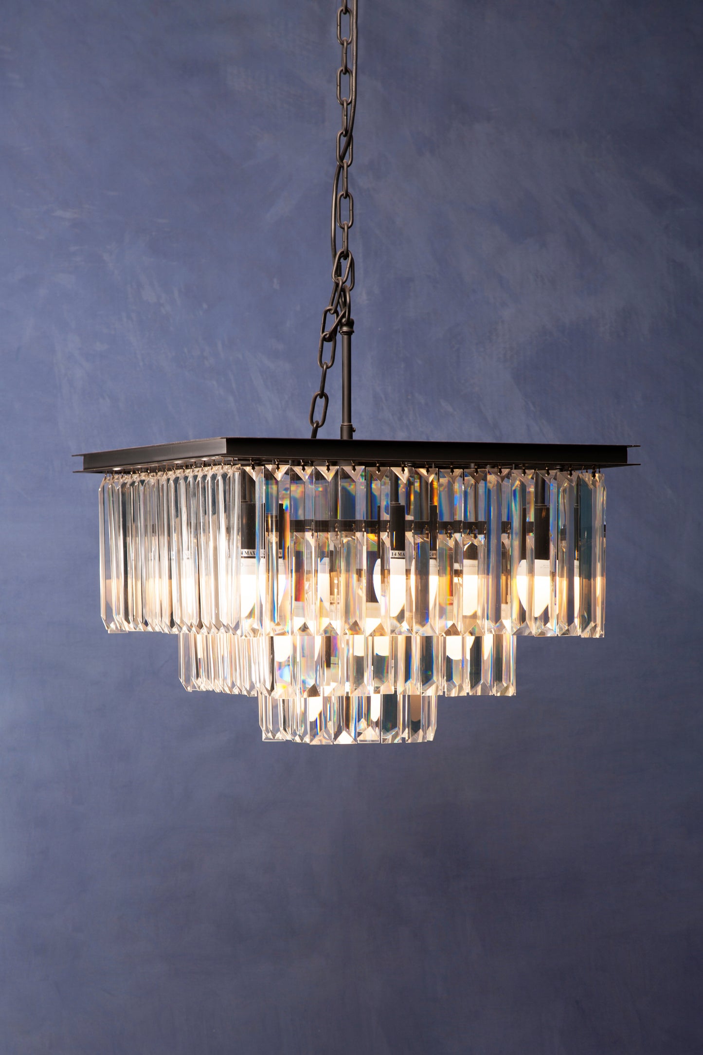 Multi Crystal Pendant Light