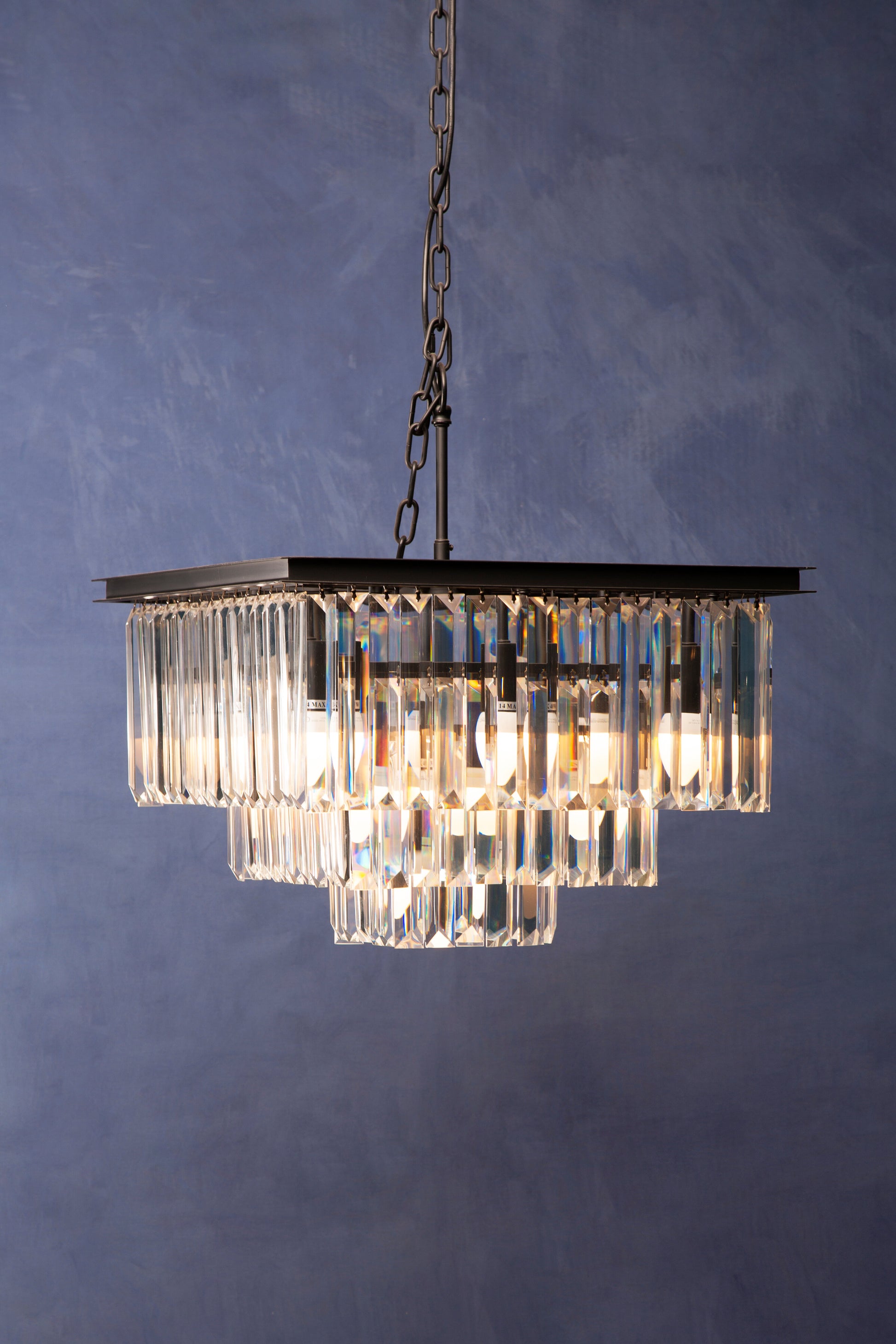 Multi Crystal Pendant Light