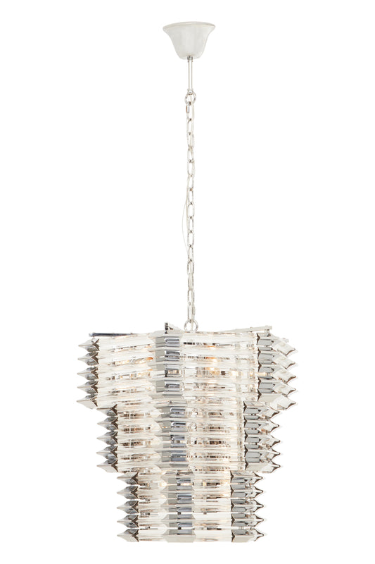 Kairi Glass And Chrome Finish Prism Light