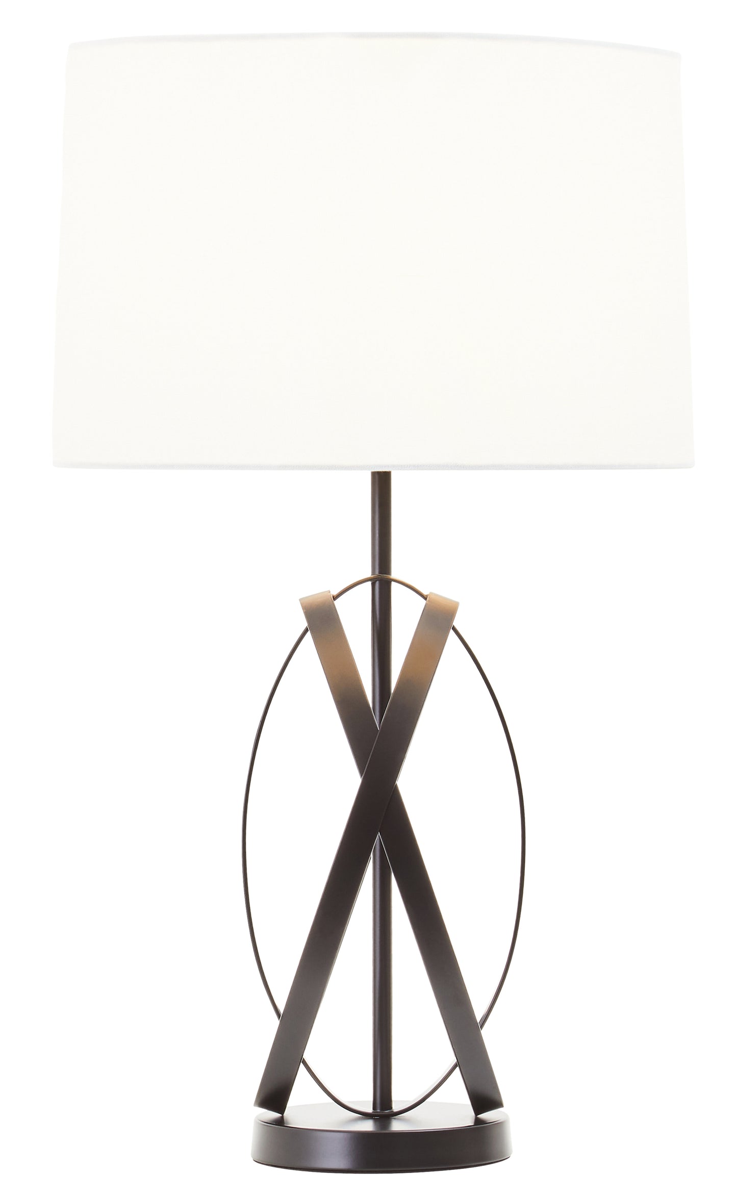 Nash Black Cross Table Lamp