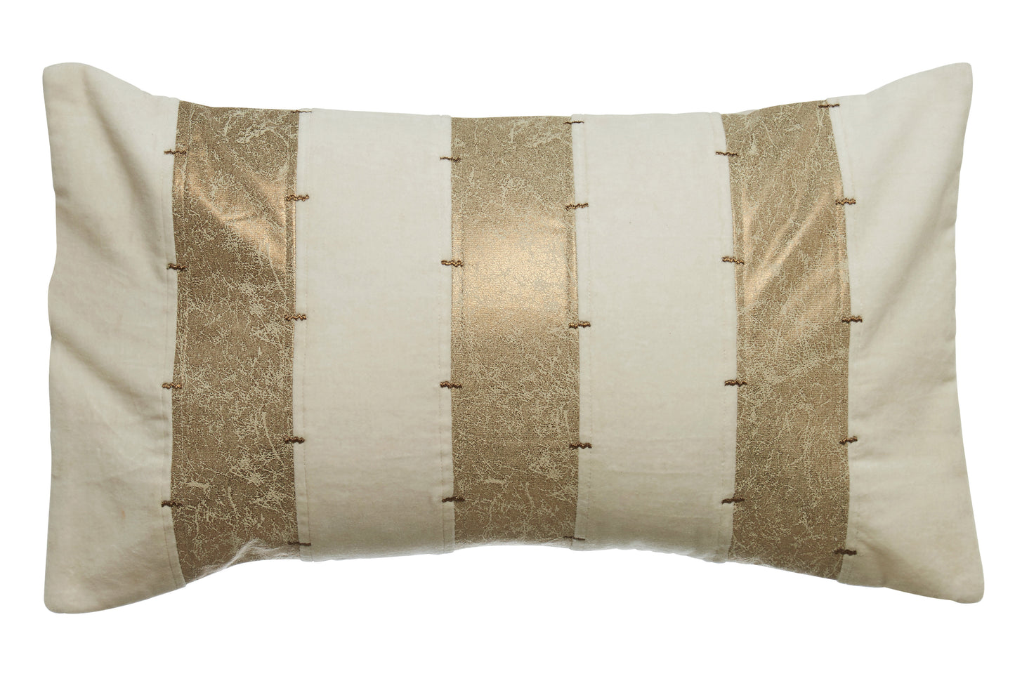 Ezra Multi Gold Panel Cushion