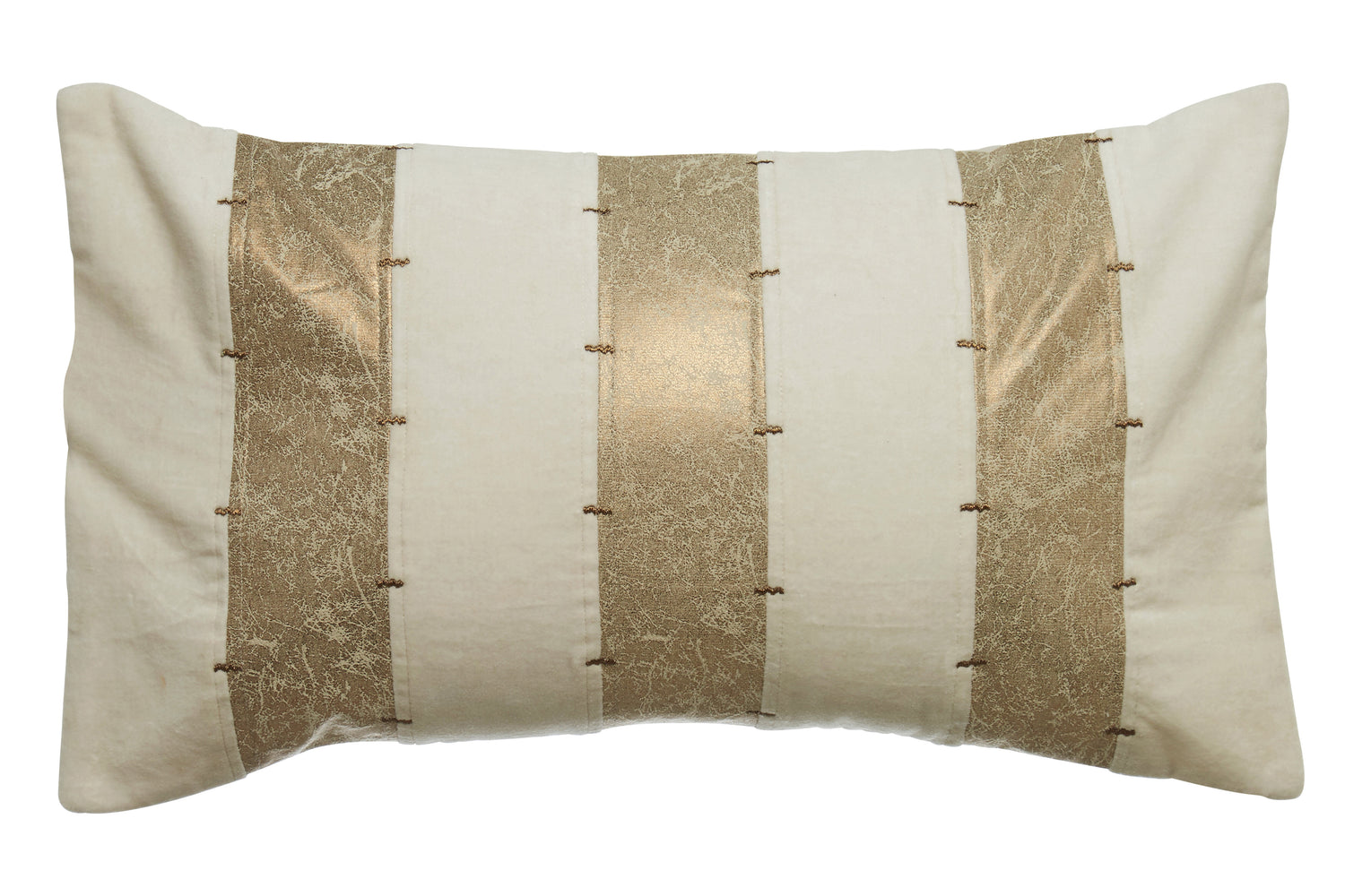 Ezra Multi Gold Panel Cushion