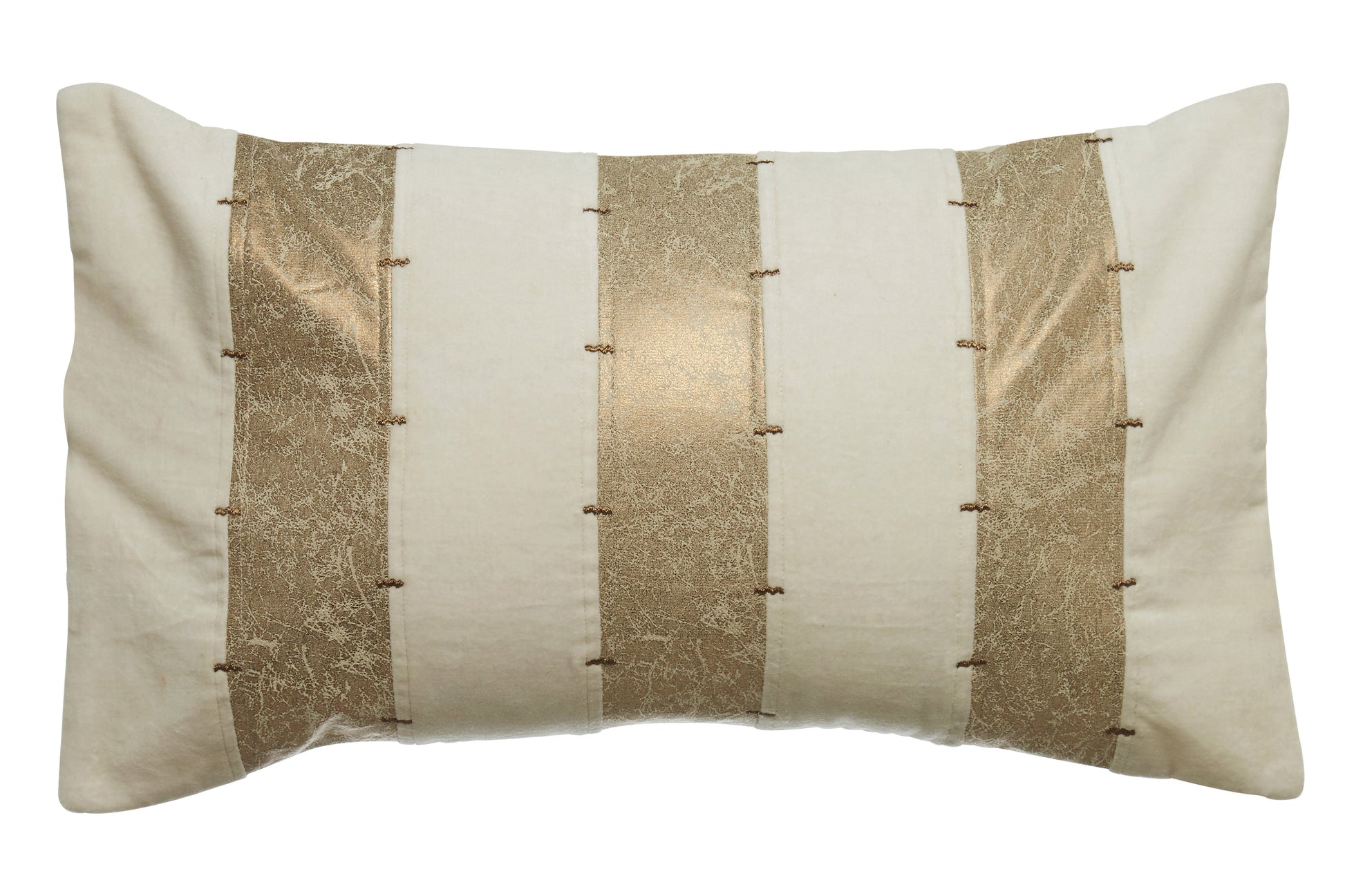 Ezra Multi Gold Panel Cushion