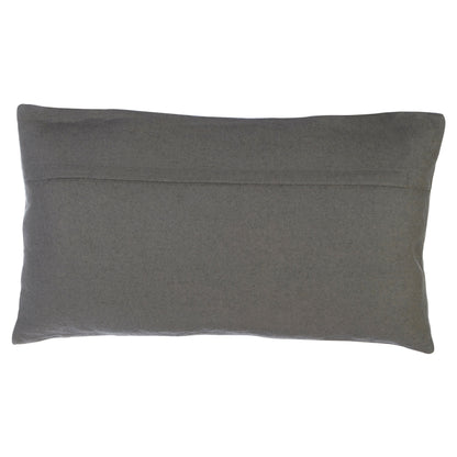 Ezra Grey and Silver Cushion