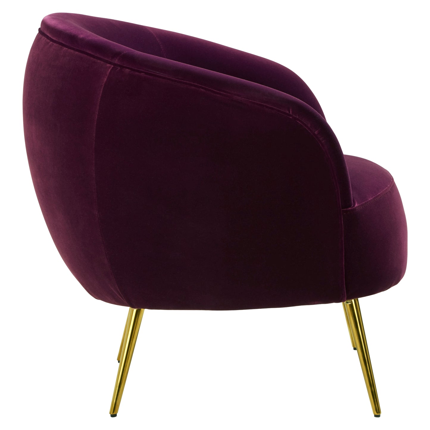 Purple Velvet Armchair