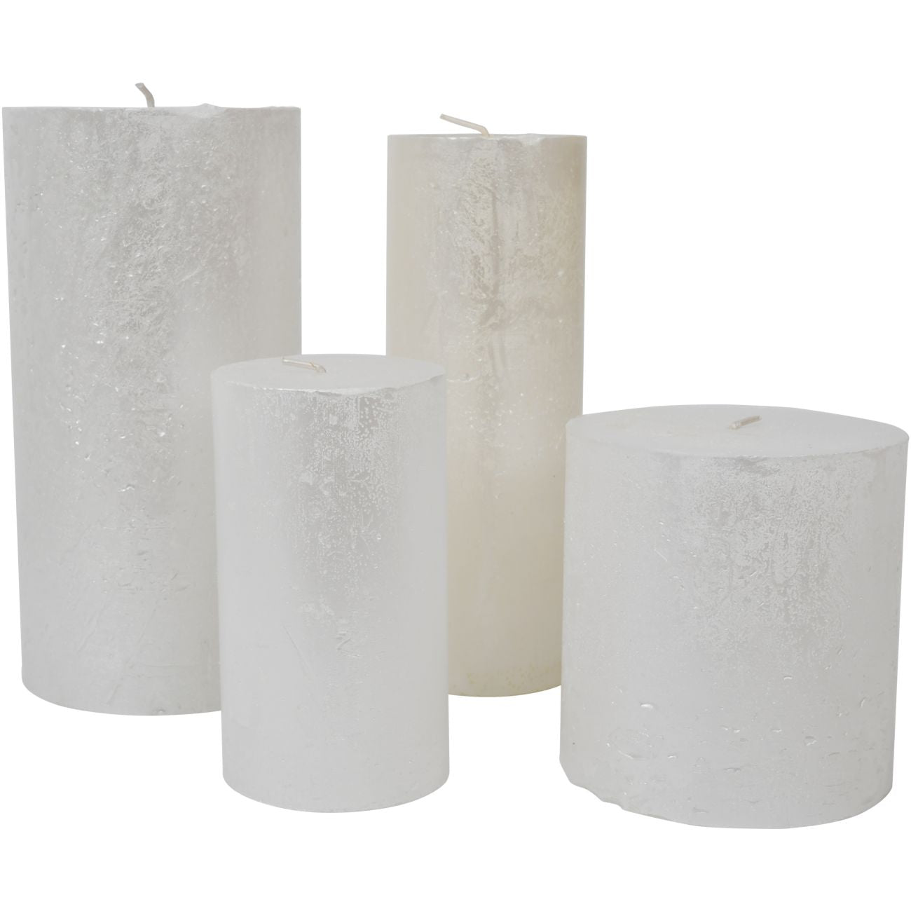 Pearl Rustica Pillar Candle 10x10cm