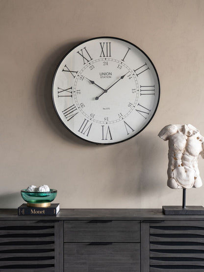 Antique Black Wall Clock