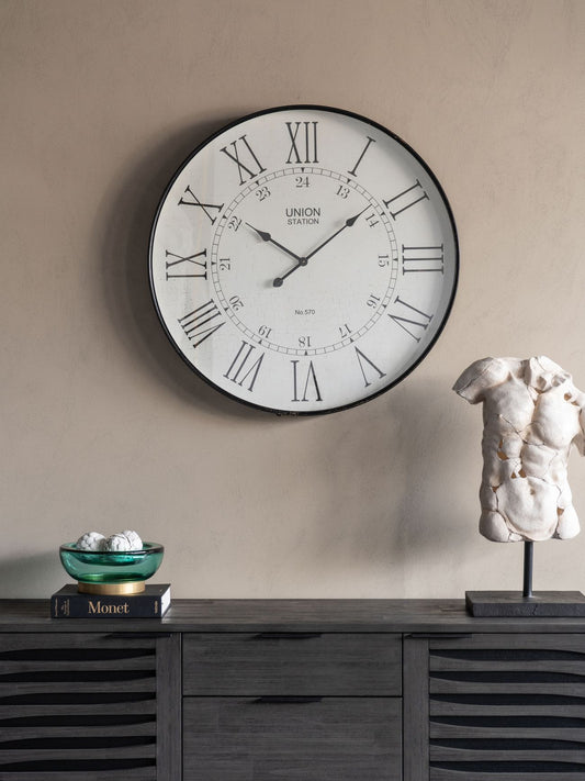 Antique Black Wall Clock