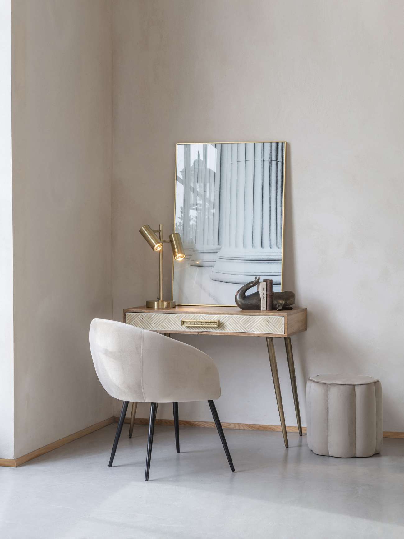 Stukely Double Light Desk Lamp