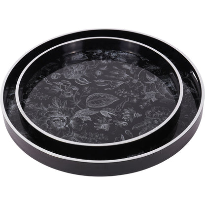 Louise Print Set Of 2 Trays