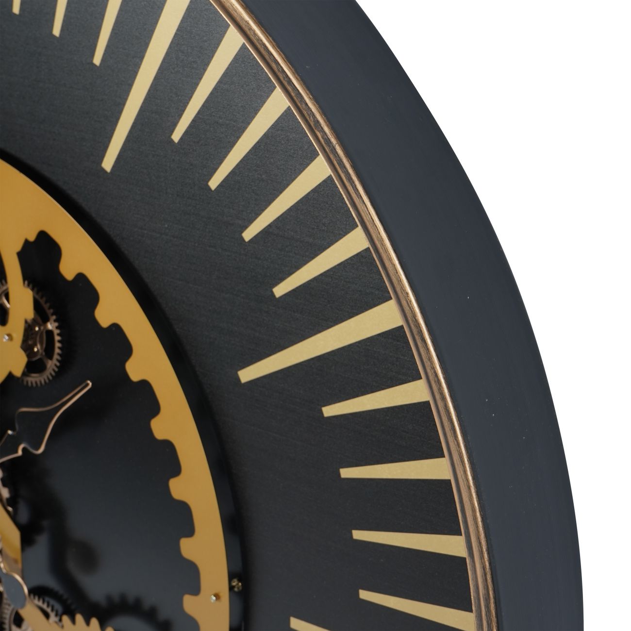 Palladium Wall Clock with Centre Moving Cogs 100cm