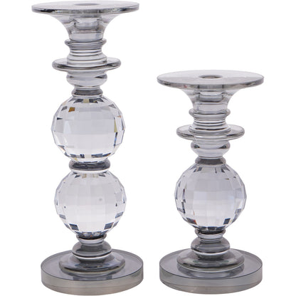 Kersey Glass Candle Holder 26.5cm