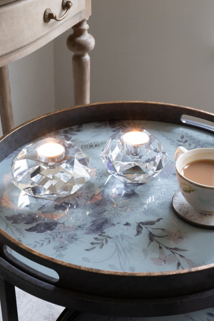 Set of 2 Morcott Glass Tealight Holder