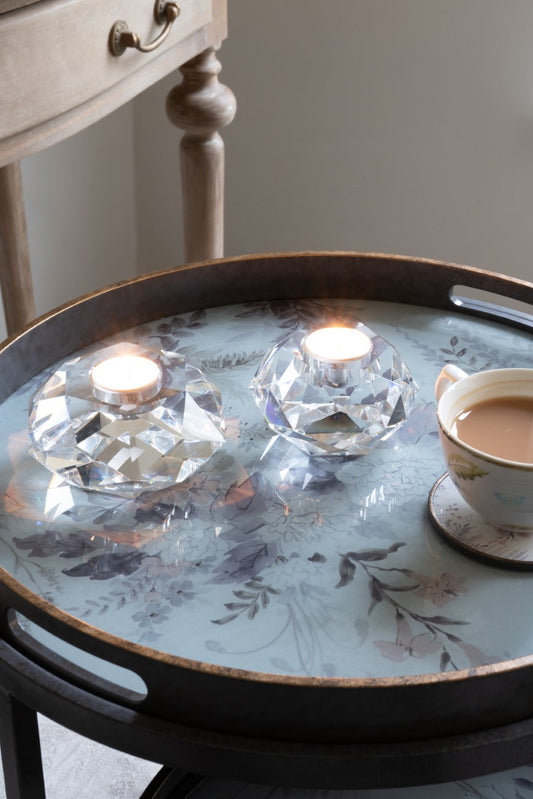 Set of 2 Morcott Glass Tealight Holder