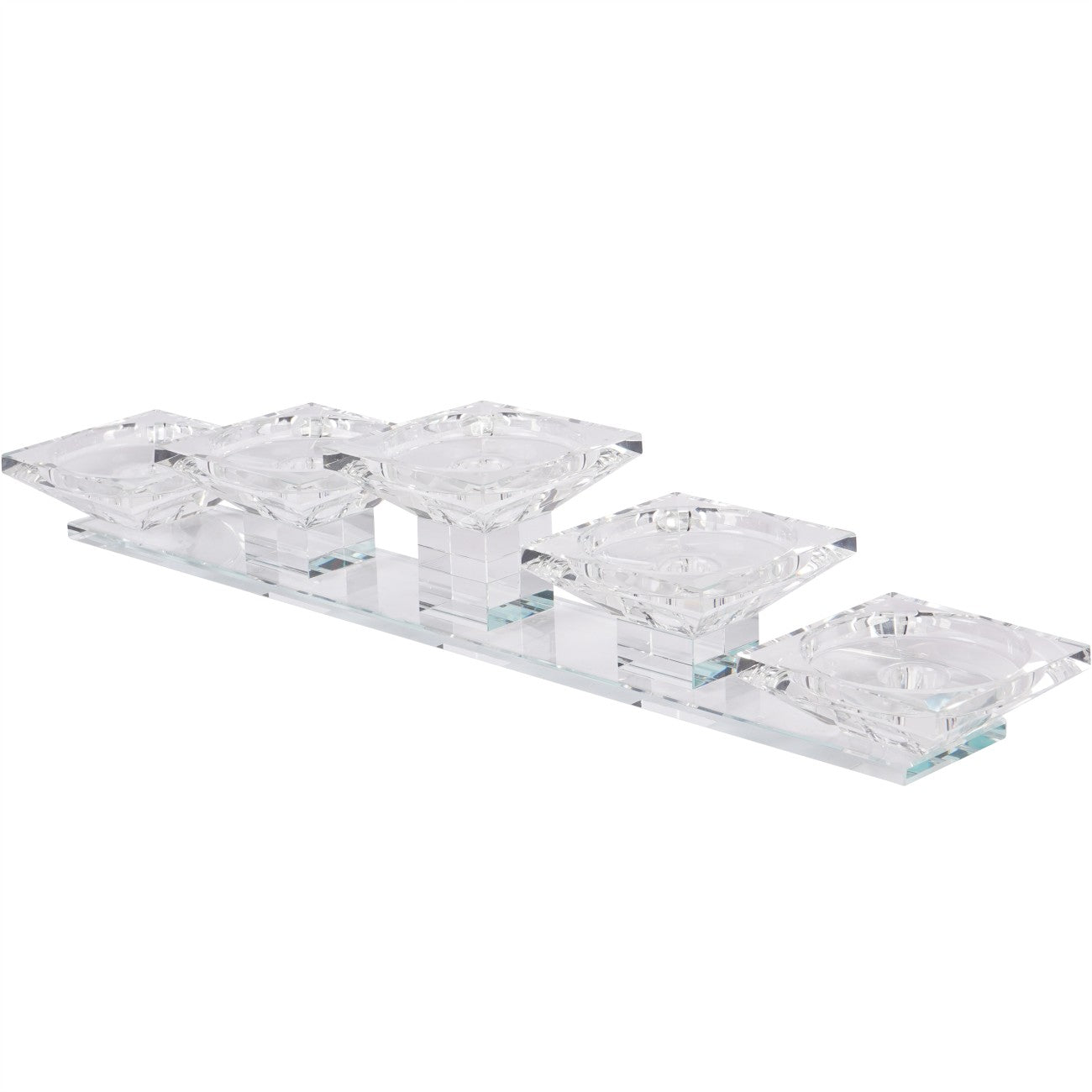 Morcott Glass 5 Head Tealight Holder