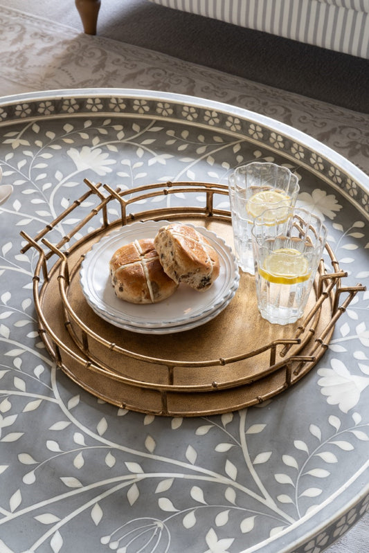 Astaire Bamboo Tray Set Of 2 Mini and Small