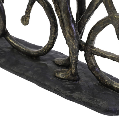 Smooching Cyclist Sculpture
