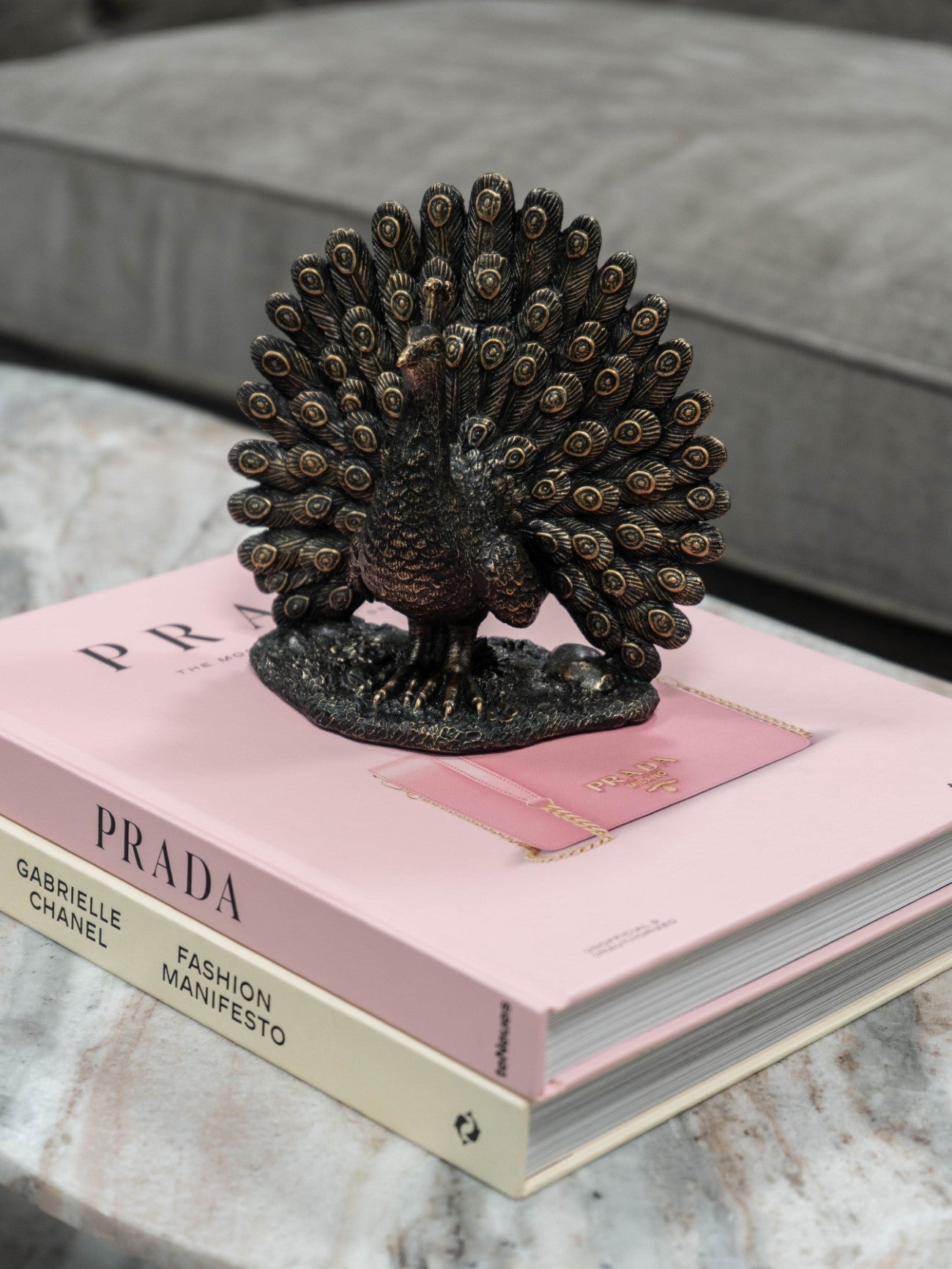 Peacock Sculpture