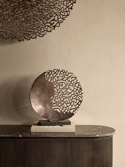 Apo Coral Raw Bronze Sculpture