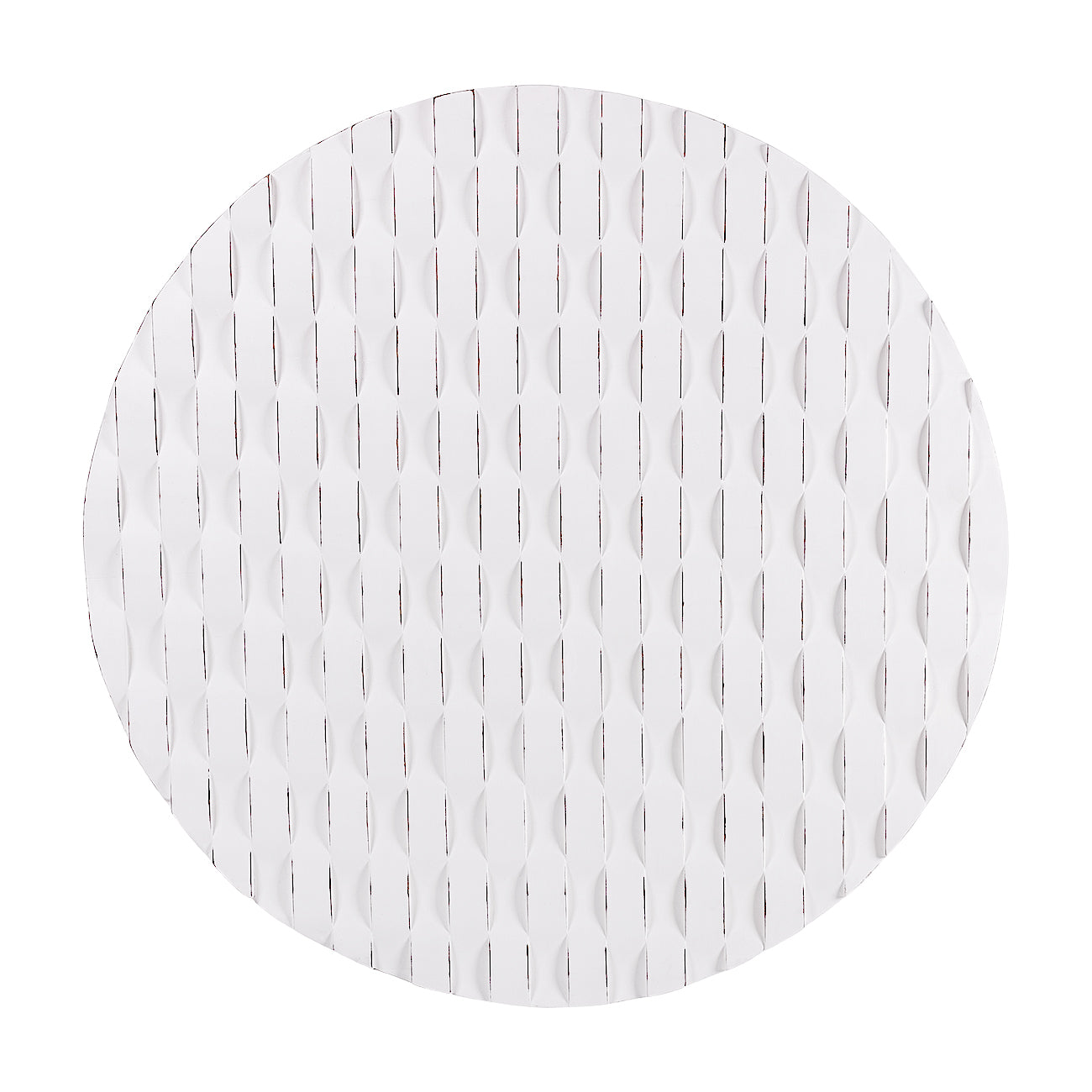 White Woven Geometric Wall Art 90x90cm