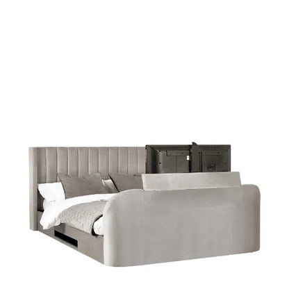 Clara Side Lift Ottoman TV Bed - King Size