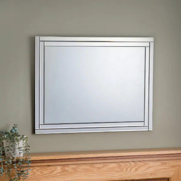Deco Frameless Wall Mirror