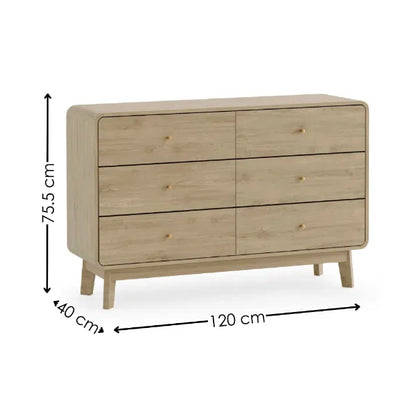 Ingrid 6 Drawer Dresser