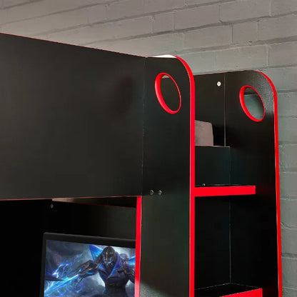 Impact Gaming Bunk - Black/Red