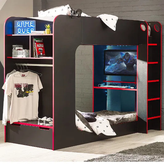 Impact Gaming Bunk - Black/Red