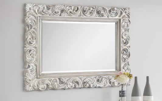 Baroque Distressed Wall Mirror